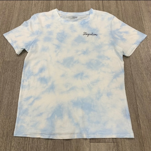NWOT Gap Tie Dye Staycation Forever Tee - Picture 2 of 4